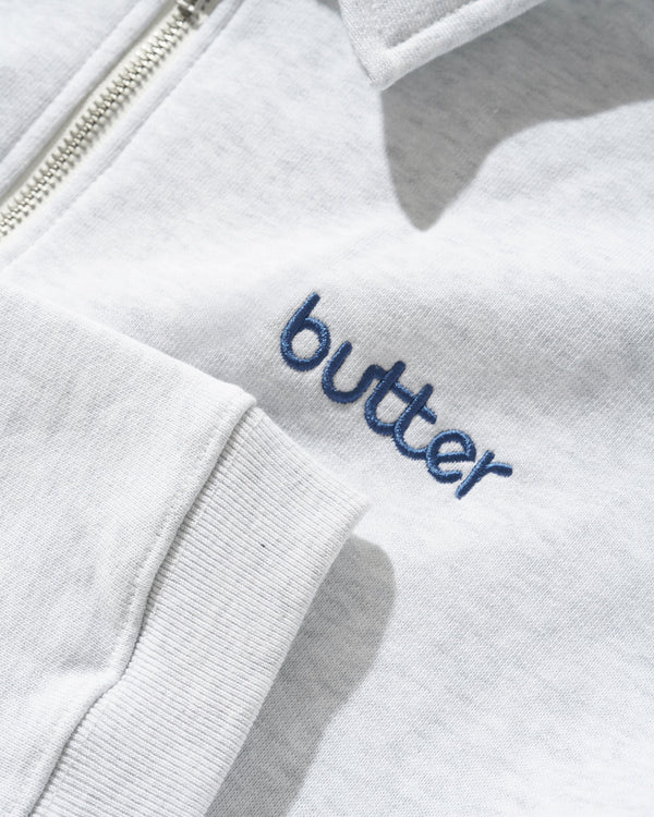 Butter Goods Alpine 1/4 Zip Sweater, Ash