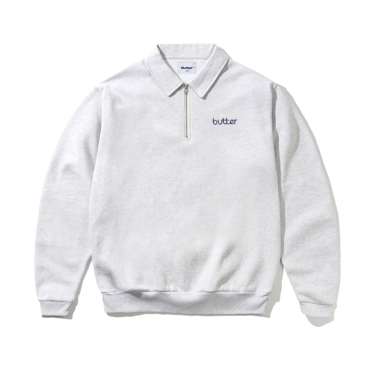 Alpine 1/4 Zip Sweater, Ash