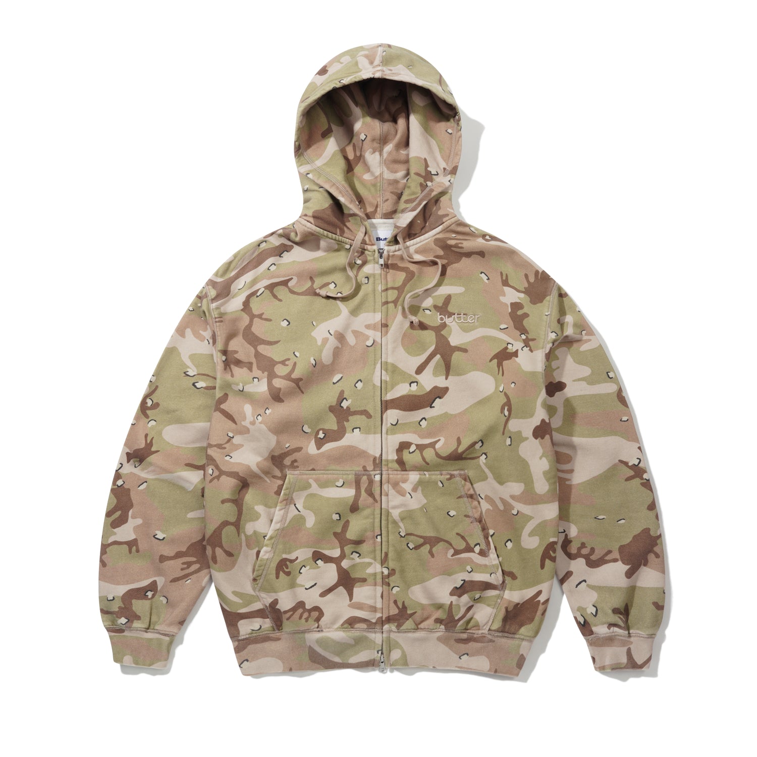 Alpine Zip-Thru Hood, Desert Camo