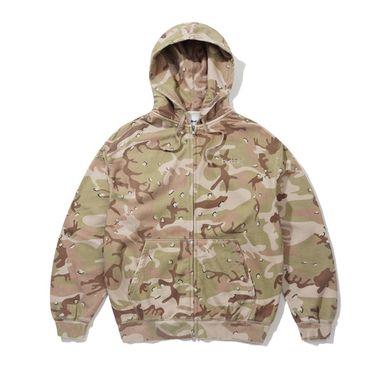 Alpine Zip-Thru Hood, Desert Camo