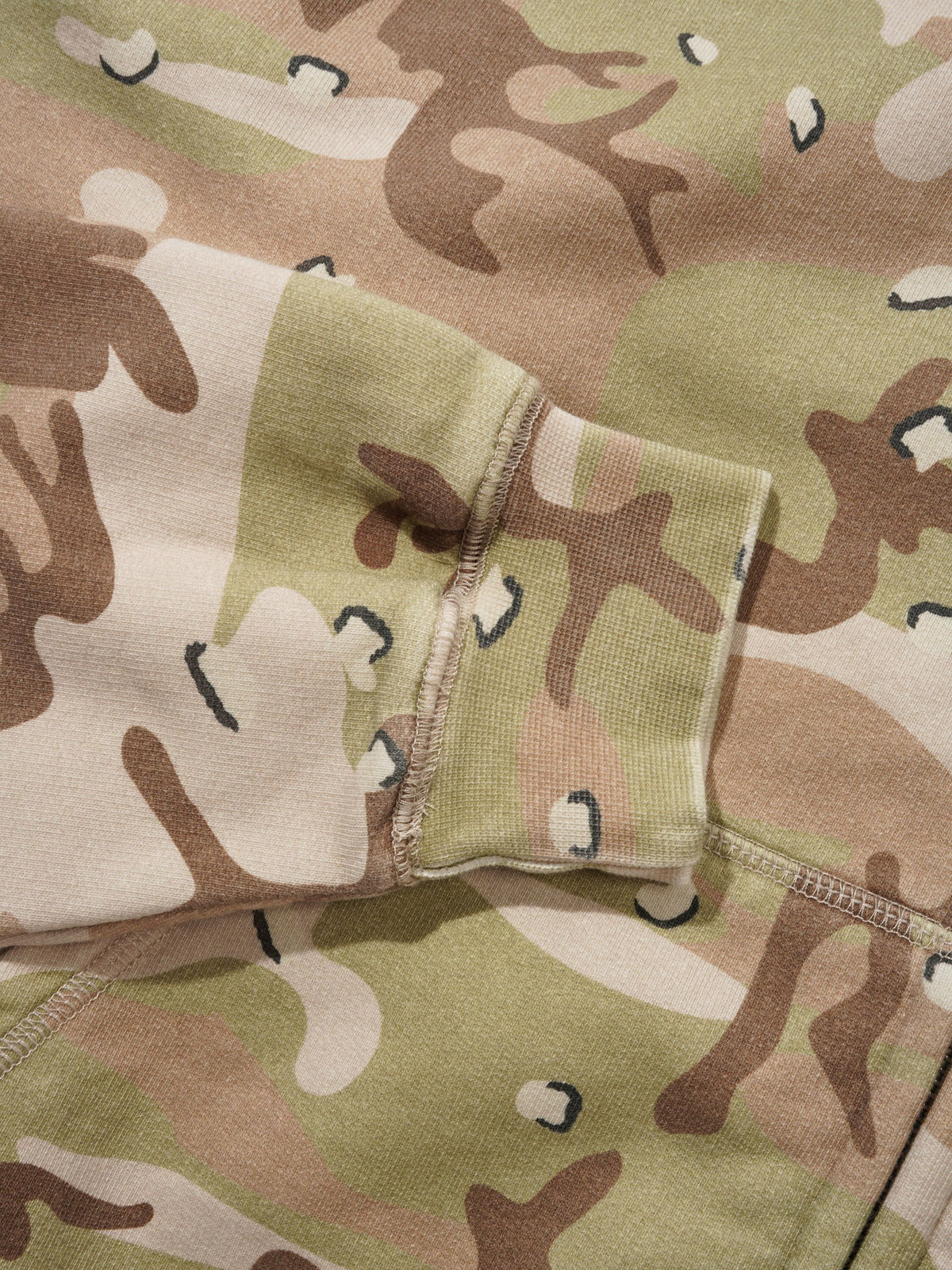 Alpine Zip-Thru Hood, Desert Camo