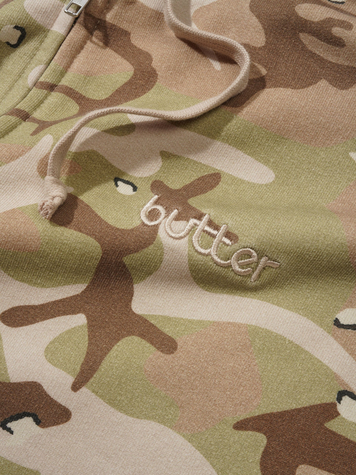 Alpine Zip-Thru Hood, Desert Camo