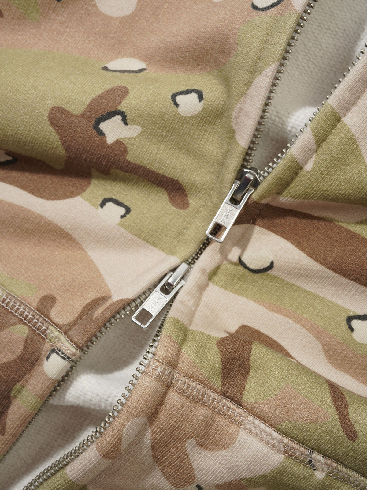 Alpine Zip-Thru Hood, Desert Camo
