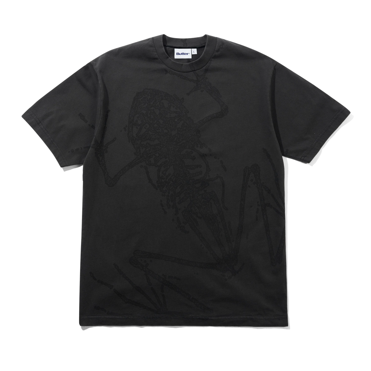 Amphibian Tee, Washed Black