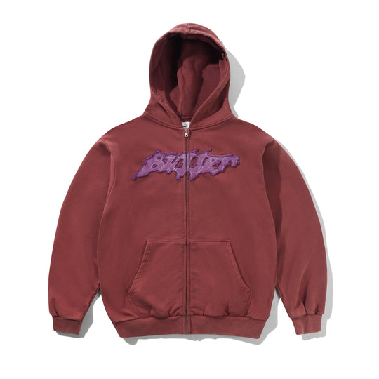 Amplify Zip-Thru Hood, Washed Russet