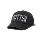 Ants 6 Panel Cap, Washed Black