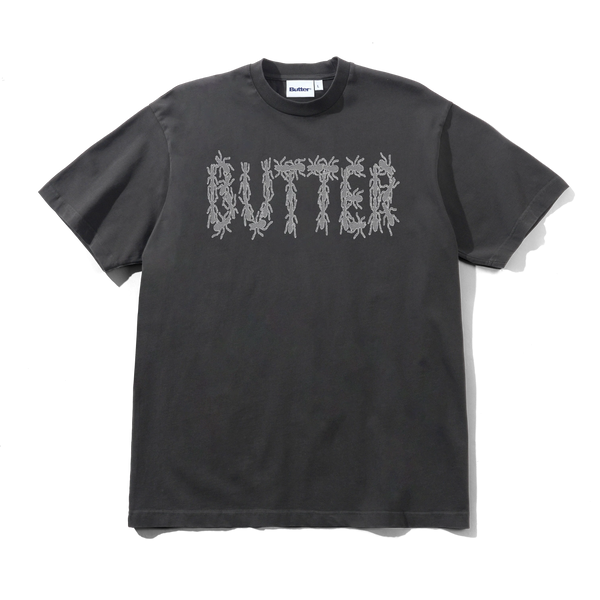 Butter Goods Ants Tee, Washed Black