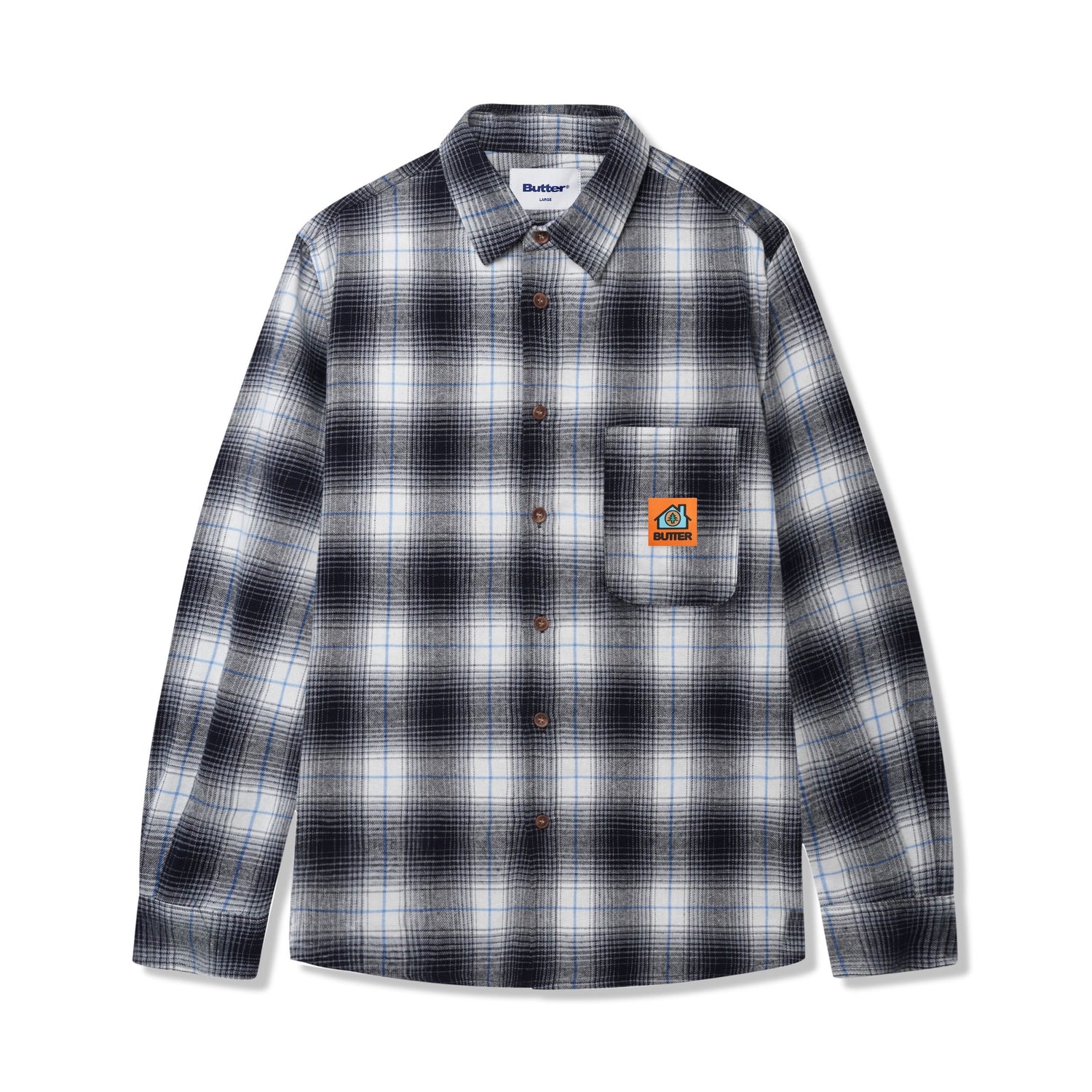 Appliance Plaid Shirt, Navy / White