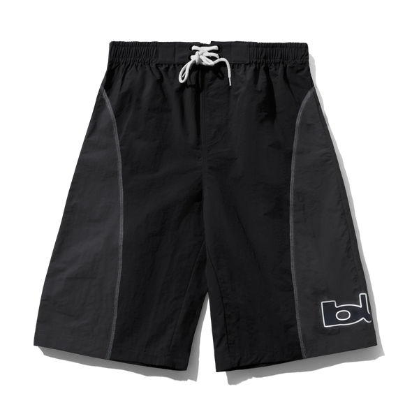 Butter Goods Arched Boardshorts, Black / Grey