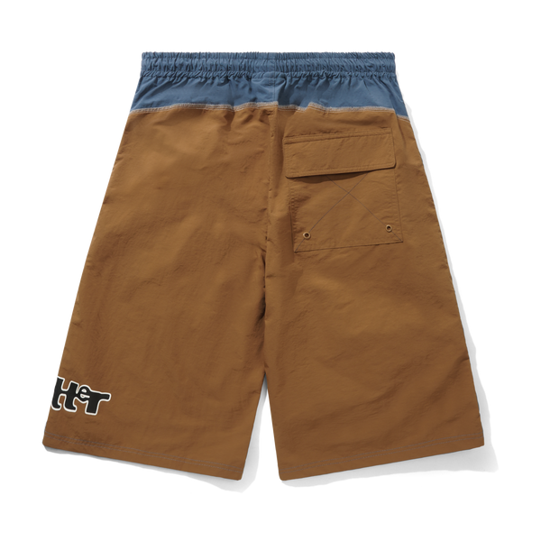 Butter Goods Arched Boardshorts, Brown / Navy