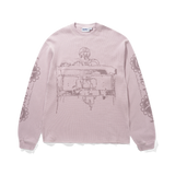 Arkestra L/S Waffle Top, Washed Lilac