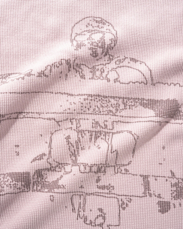 Butter Goods Arkestra L/S Waffle Top, Washed Lilac