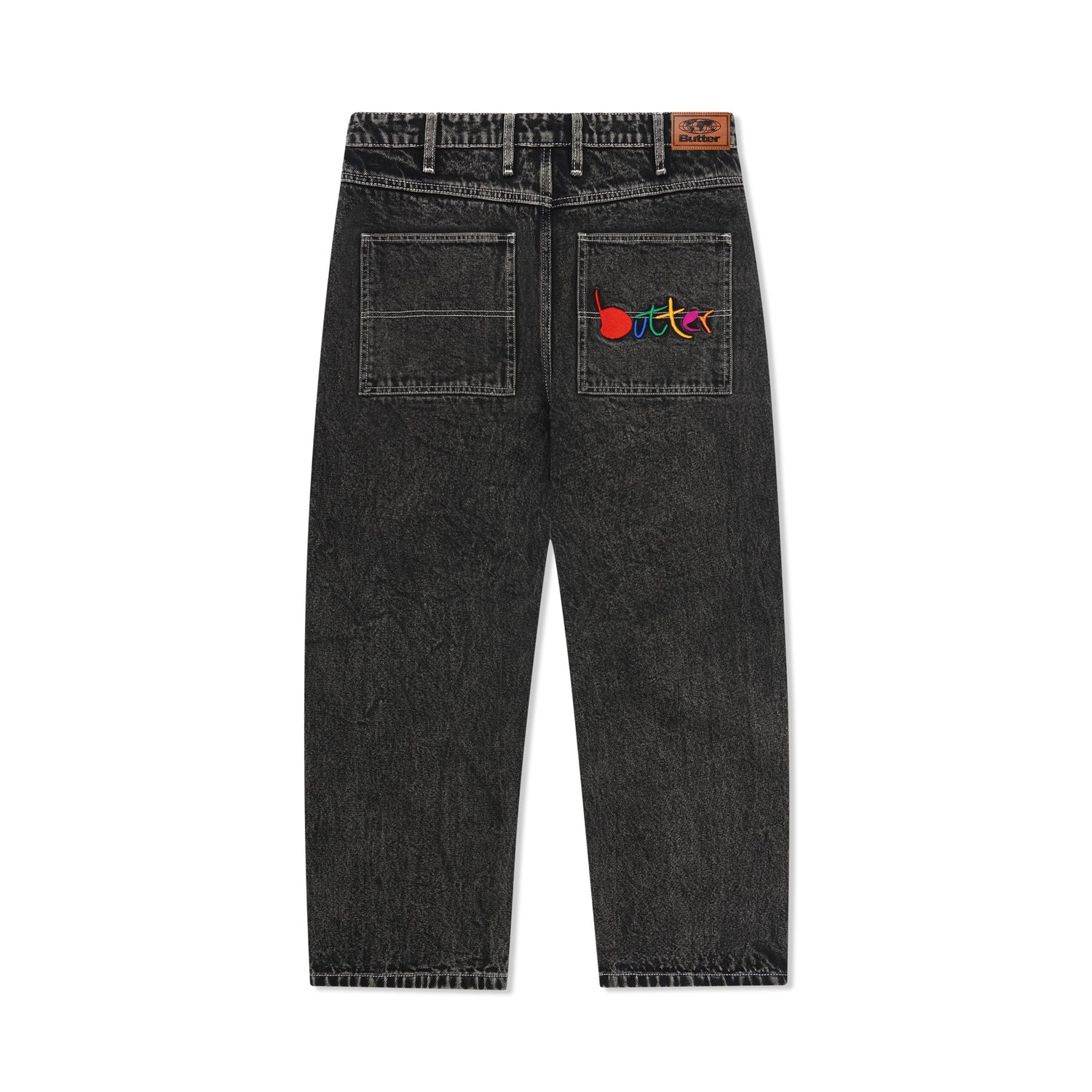 Art Denim Jeans, Washed Black