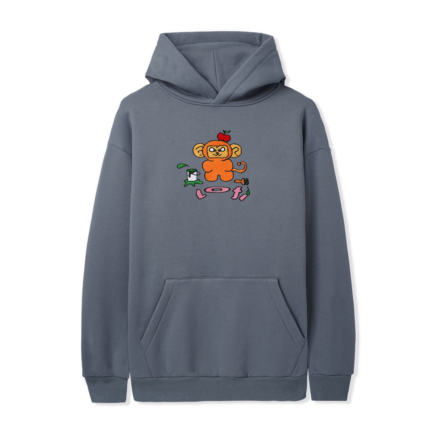 Art Monkey Pullover Hood, Steel