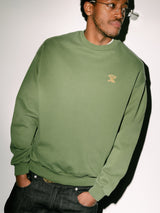 Terrain Basic Crewneck, Washed Black