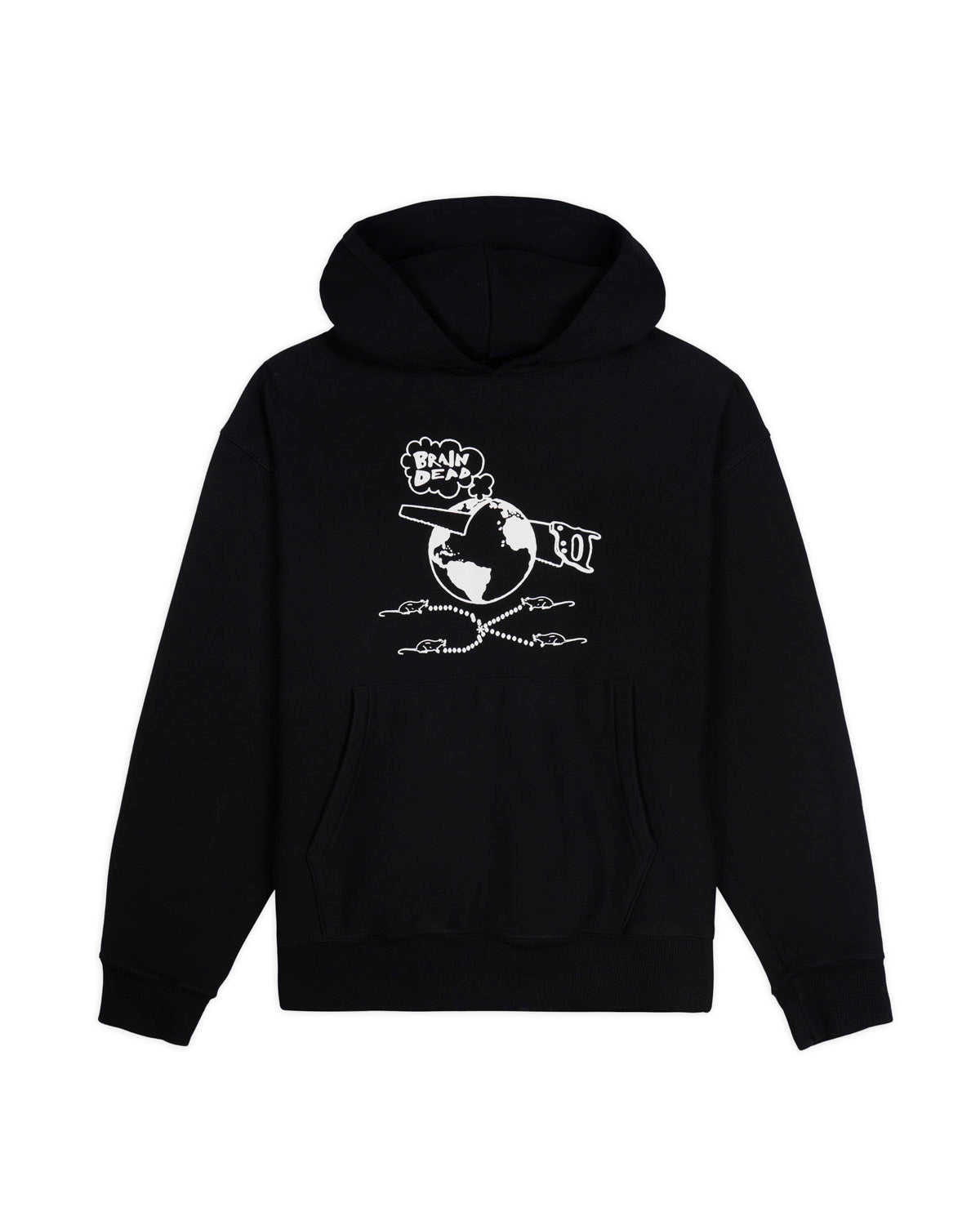 Rat Dance Soundsystem Pullover Hood, Clay