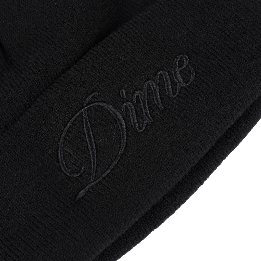 Cursive Beanie, Black