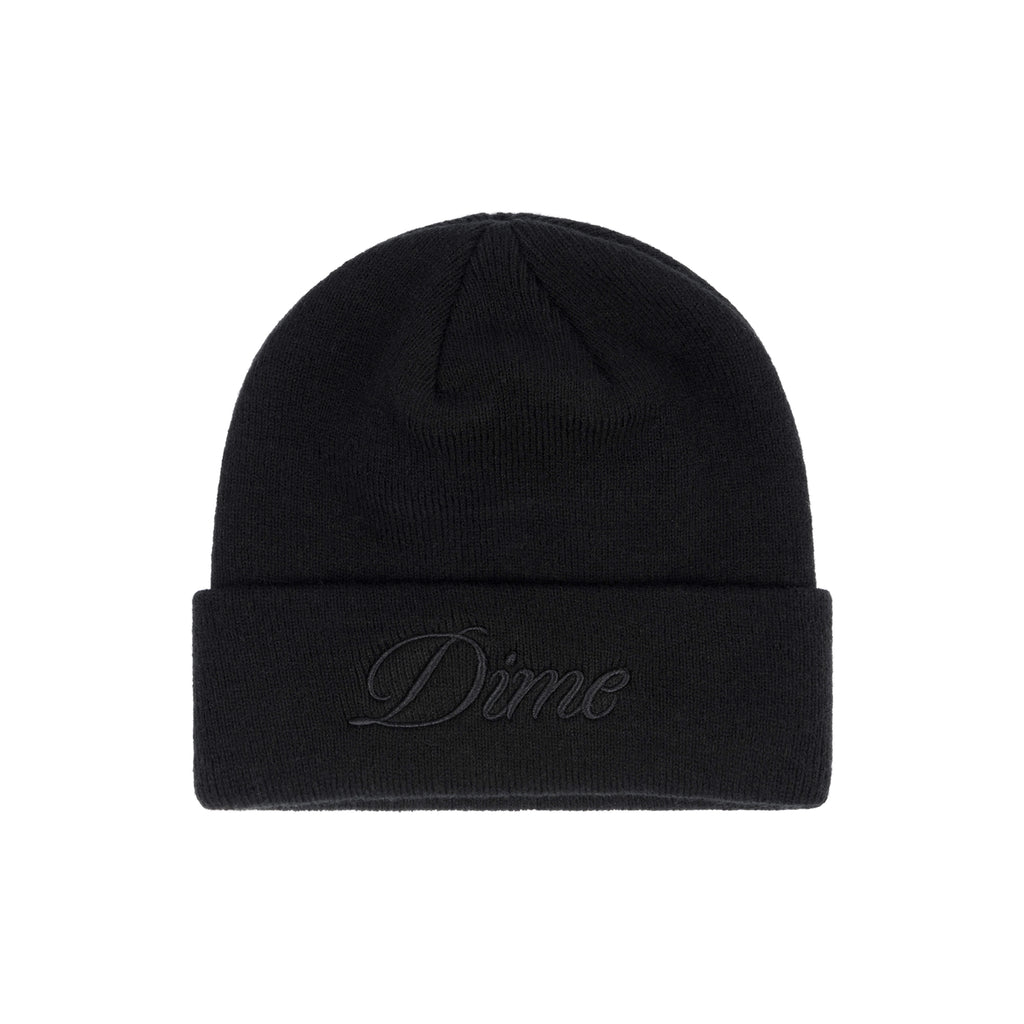 Cursive Beanie, Black