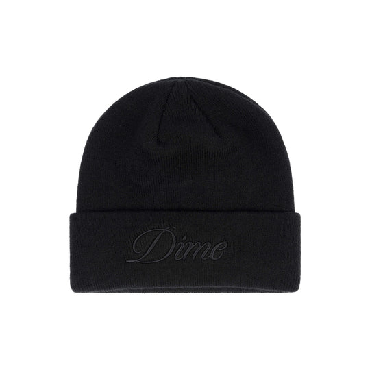 Cursive Beanie, Black