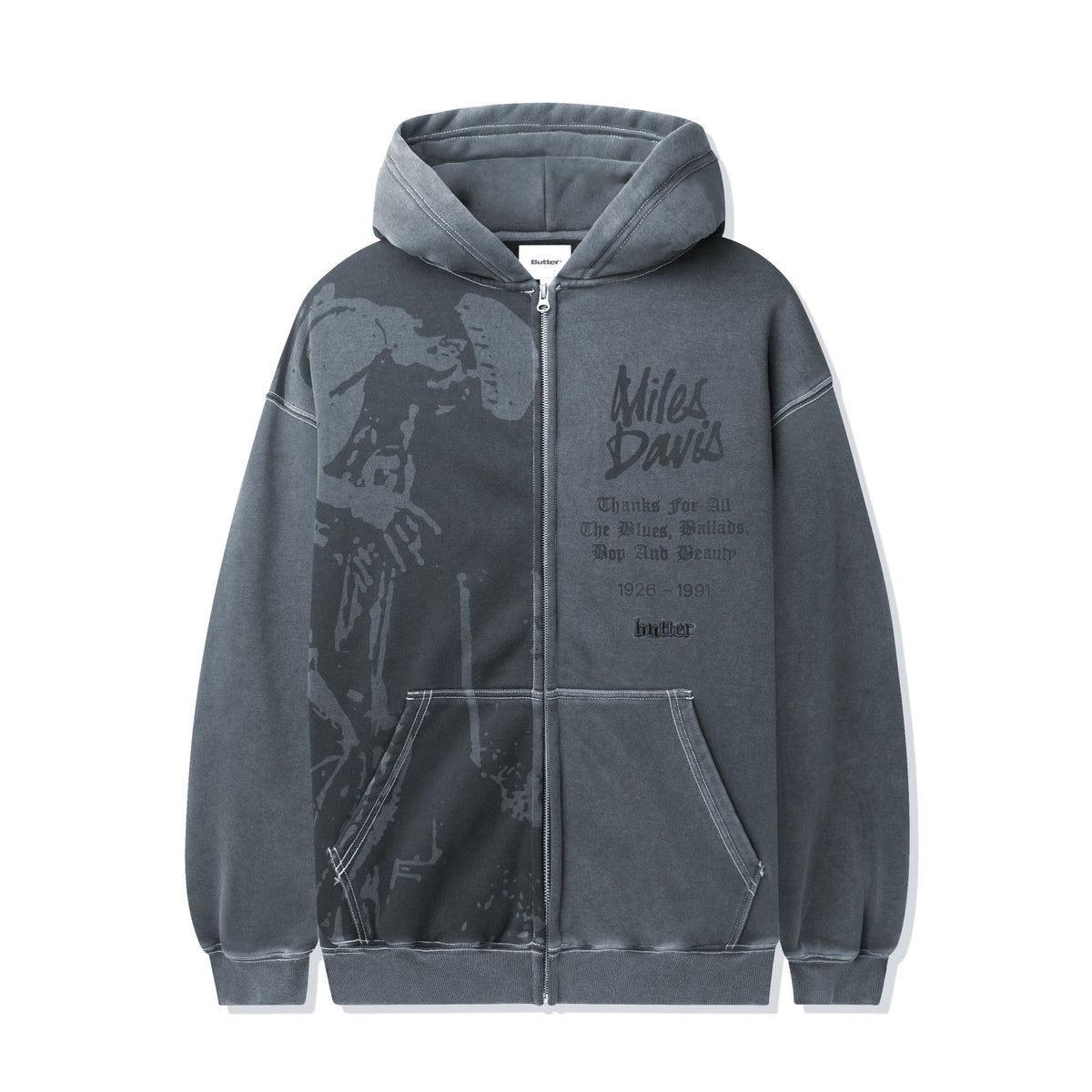 Thanks Zip-Thru Hood, Charcoal