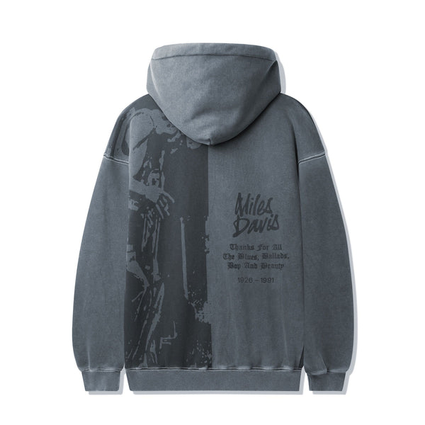 Butter Goods Thanks Zip-Thru Hood, Charcoal