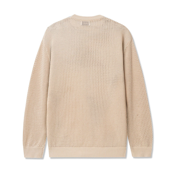 Butter Goods Miles Knit Sweater, Cream