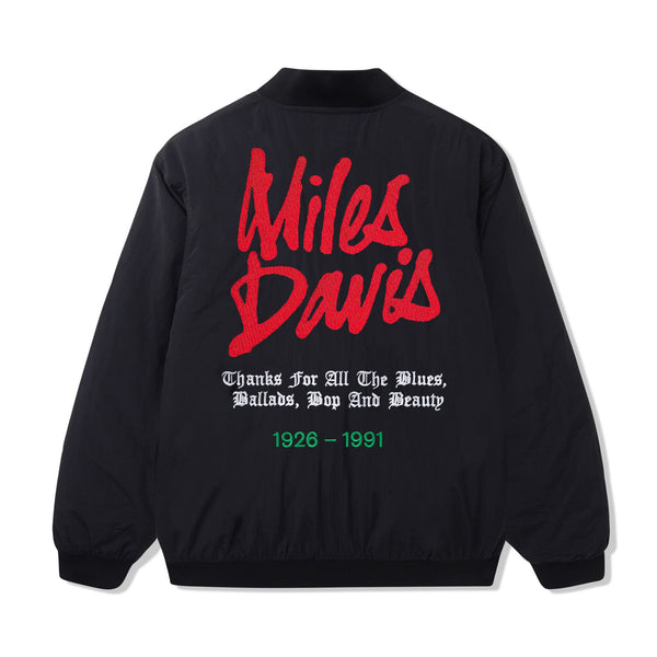 Butter Goods Miles Bomber Jacket, Black