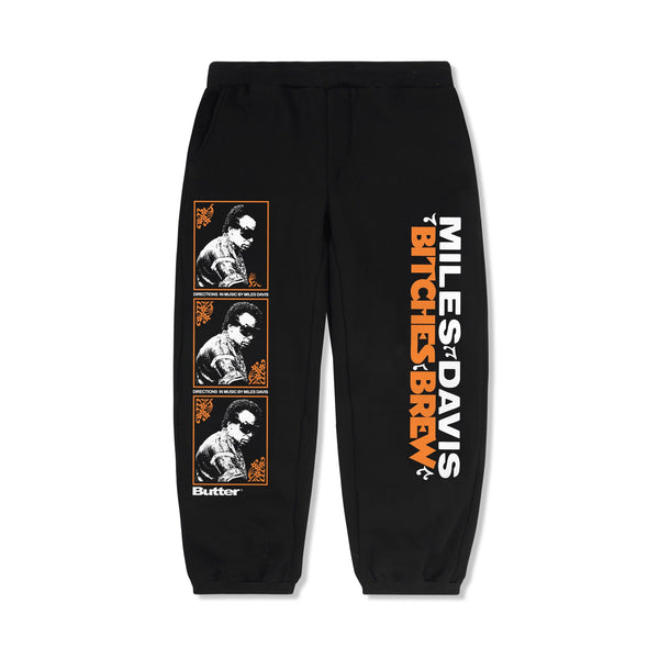 Butter Goods Bitches Brew Sweatpants, Black