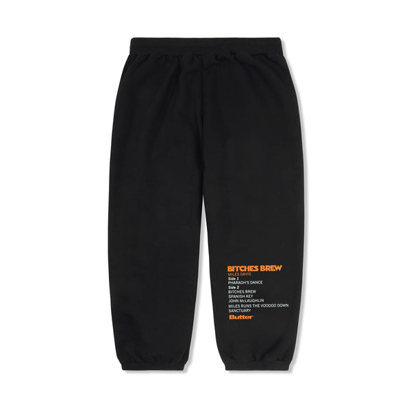 Butter Goods Bitches Brew Sweatpants, Black