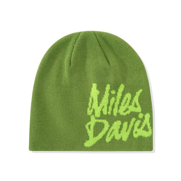 Butter Goods Miles Skully Beanie, Moss