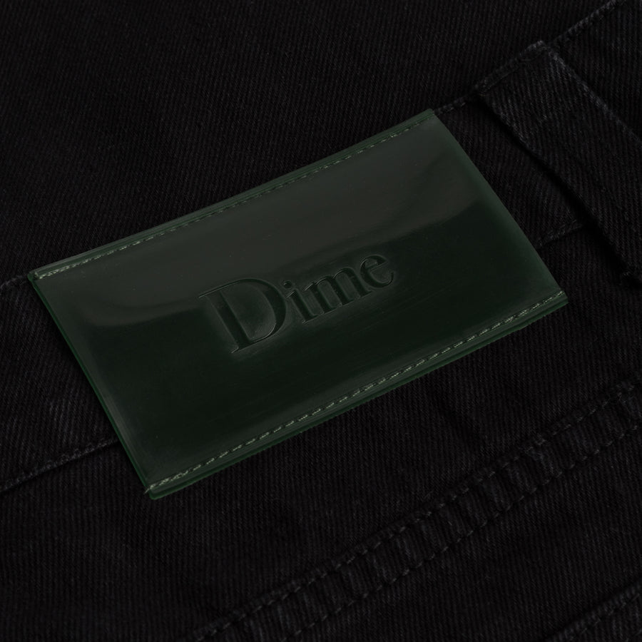 Dime Classic Relaxed Denim Pants, Black