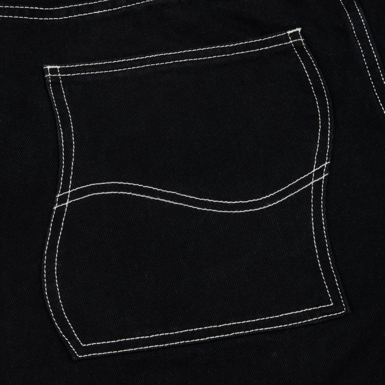 Classic Baggy Denim Jeans, All Black