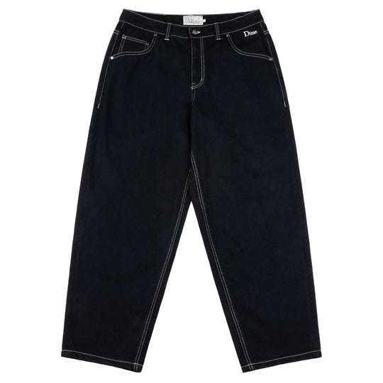 Classic Baggy Denim Jeans, All Black