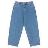 Classic Baggy Denim Jeans, Indigo Washed