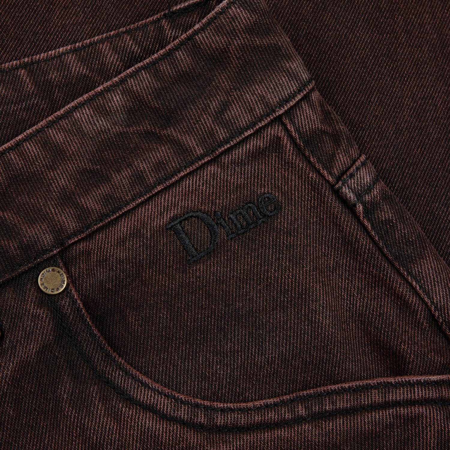 Classic Baggy Denim Jeans, Sandblasted Copper