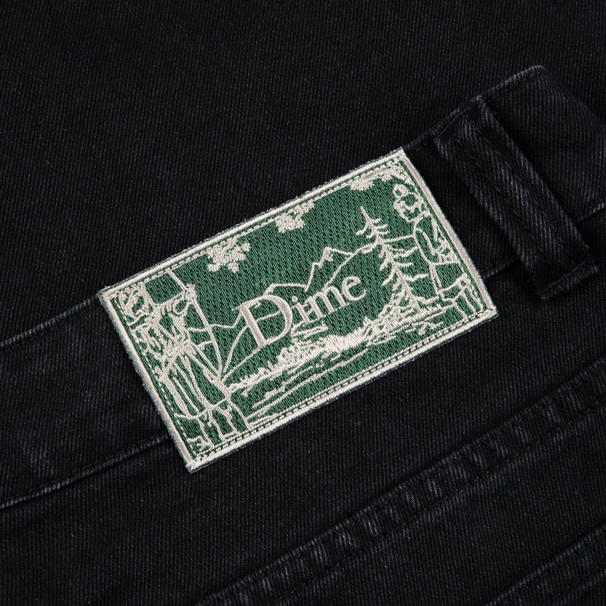Classic Relaxed Denim Jeans, All Black
