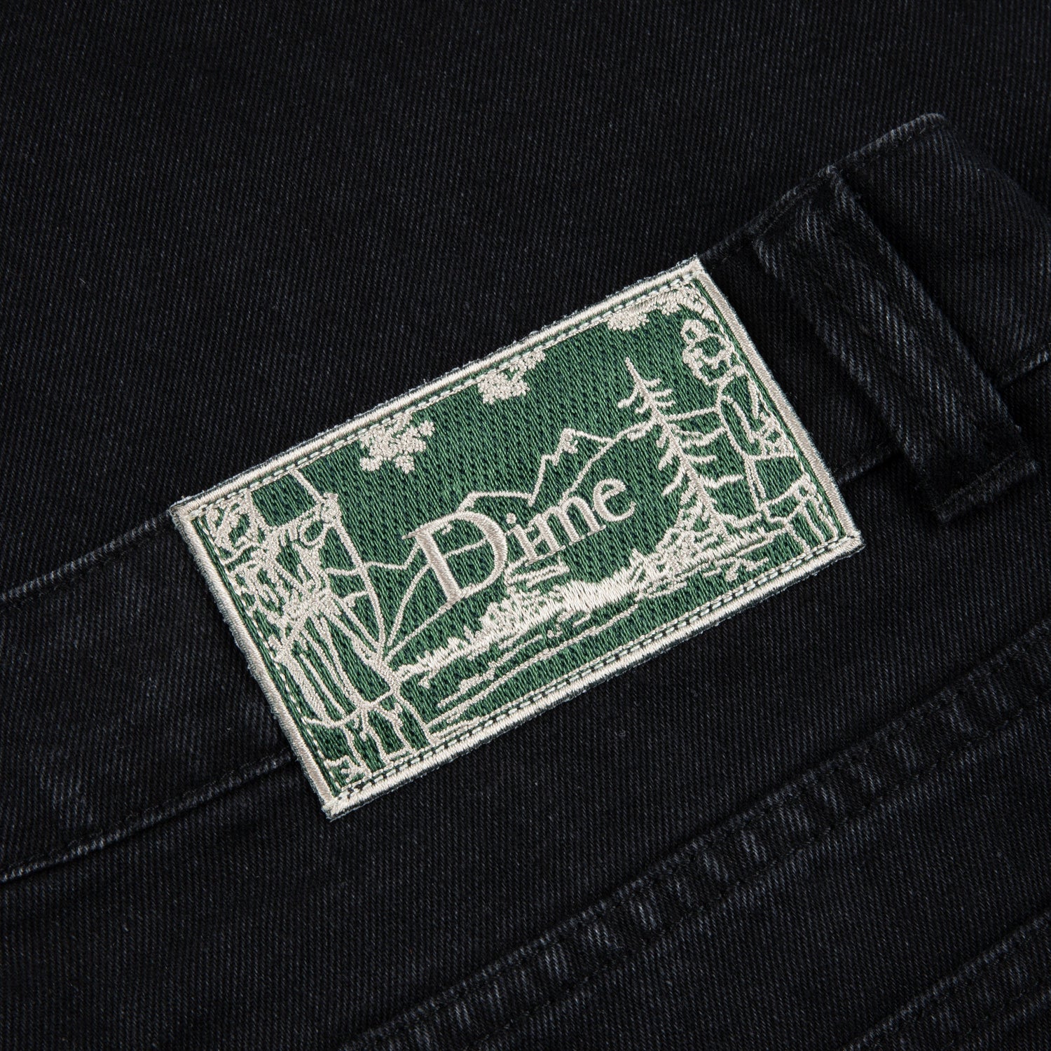 Classic Relaxed Denim Jeans, All Black