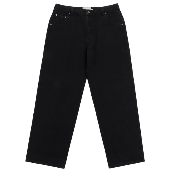 Dime Classic Relaxed Denim Jeans, All Black