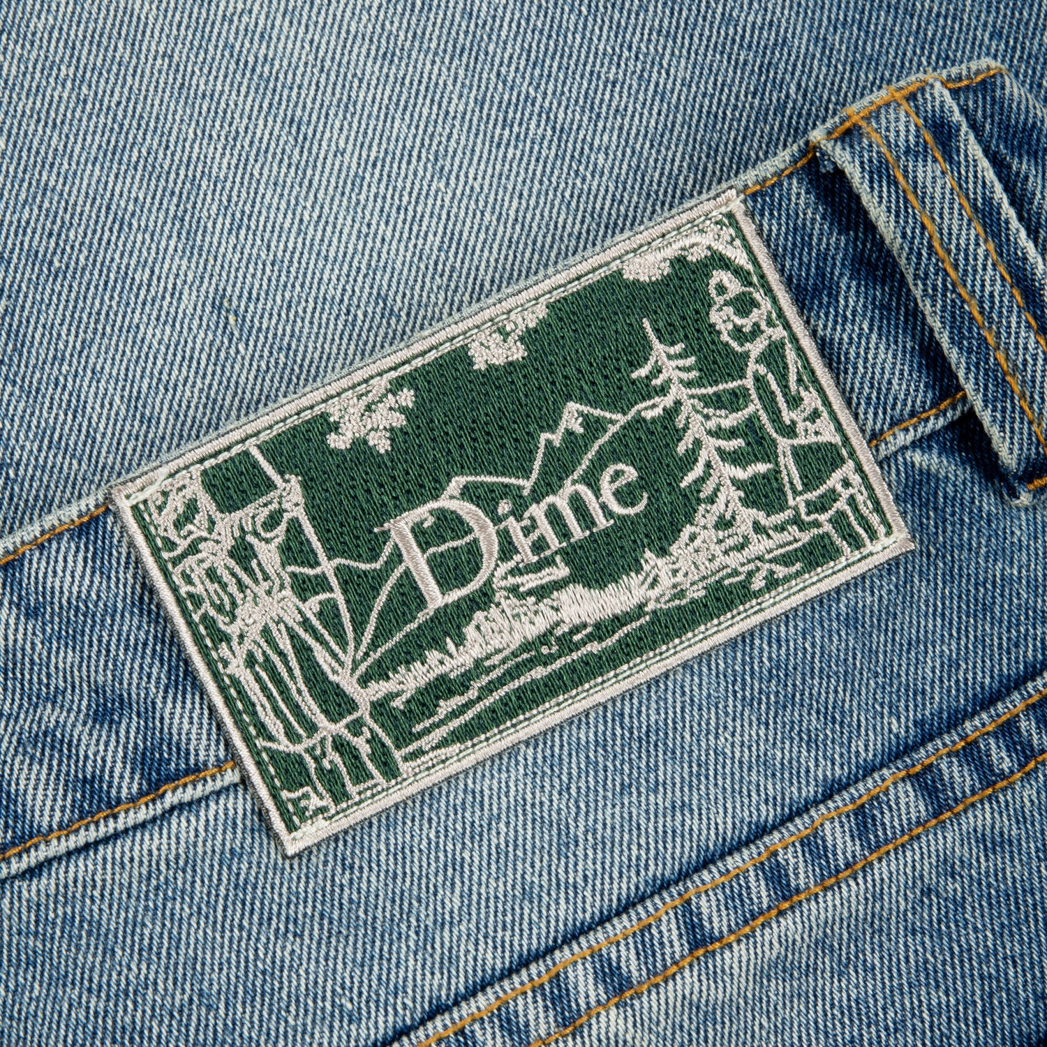 Classic Relaxed Denim Jeans, Sandblasted Indigo