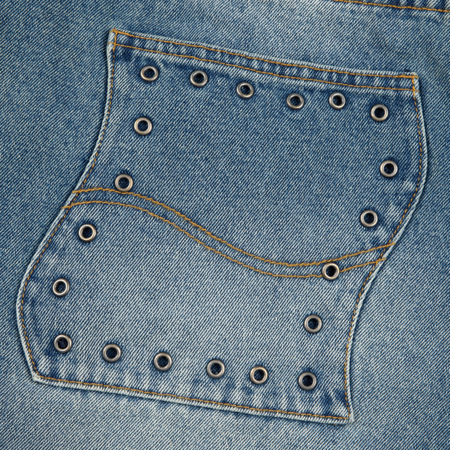 Classic Relaxed Denim Jeans, Sandblasted Indigo