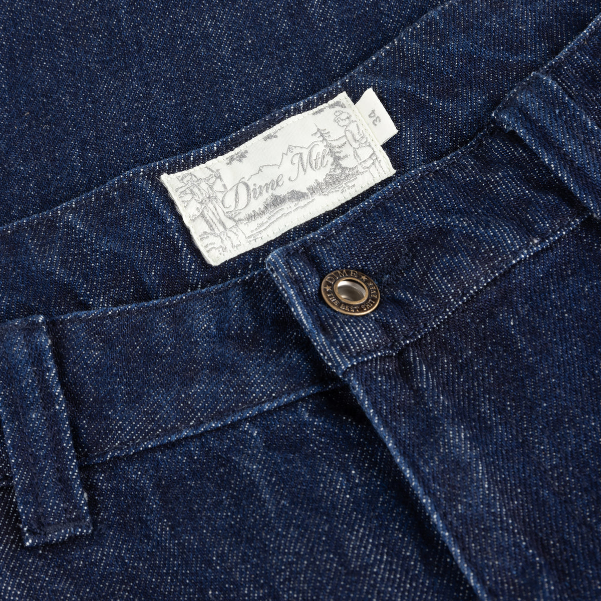 Baggy Denim Pants, Indigo