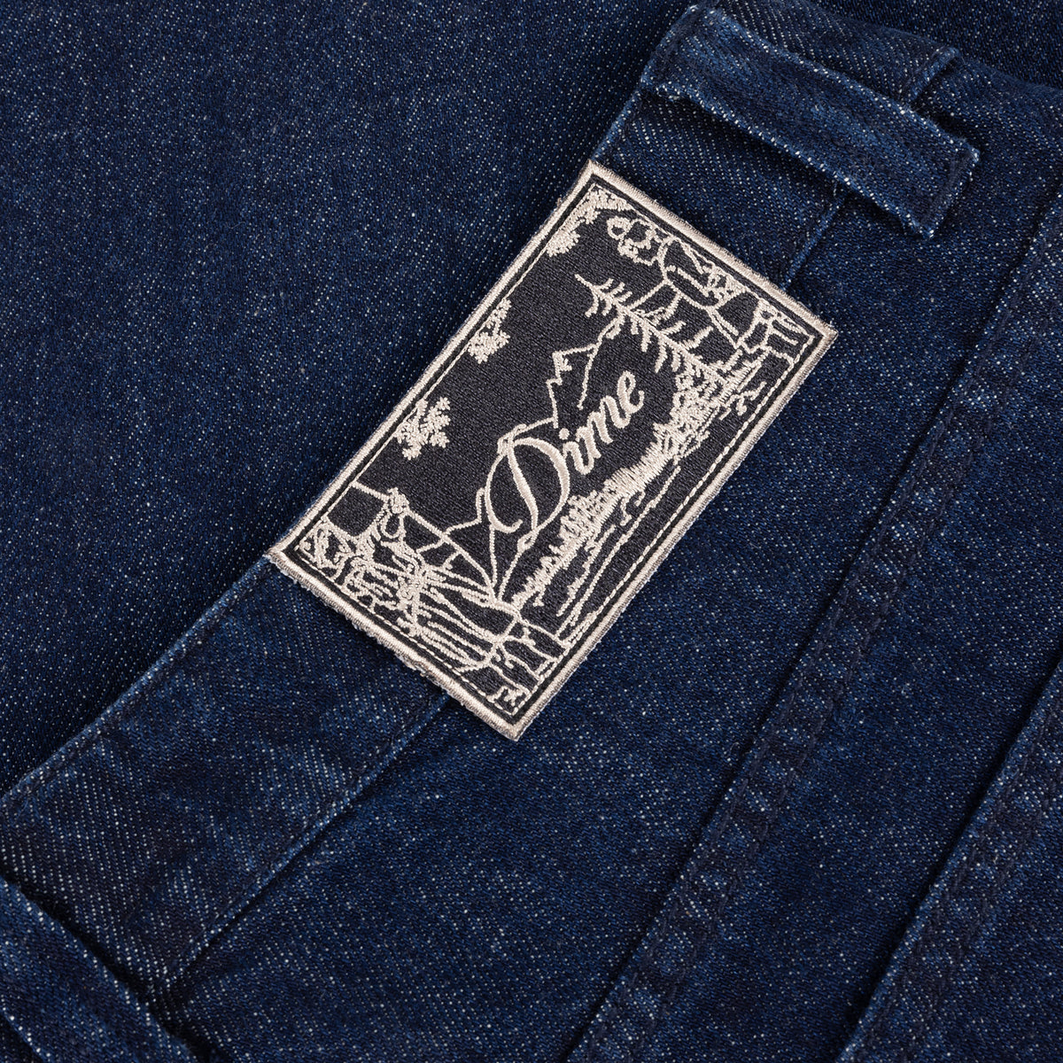 Baggy Denim Pants, Indigo