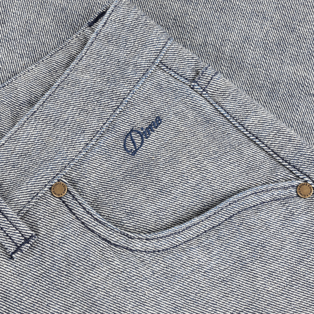 Baggy Denim Pants, Reversed Indigo