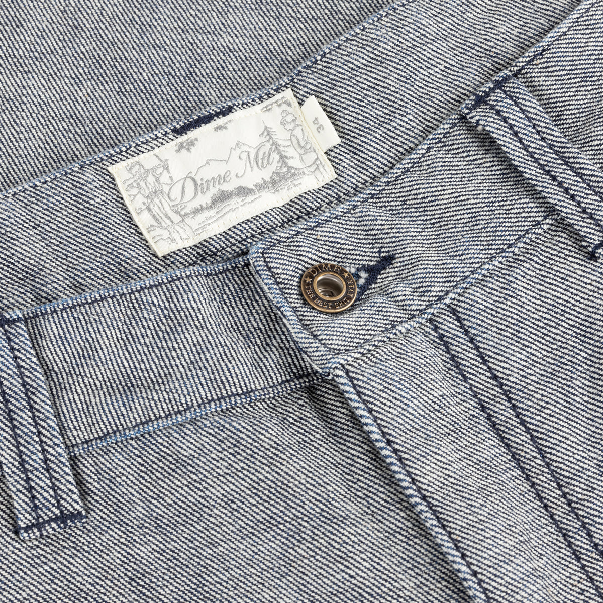 Baggy Denim Pants, Reversed Indigo