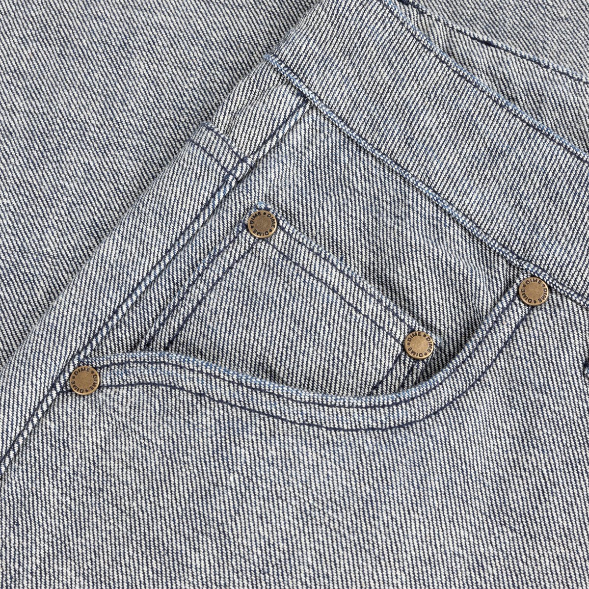 Baggy Denim Pants, Reversed Indigo