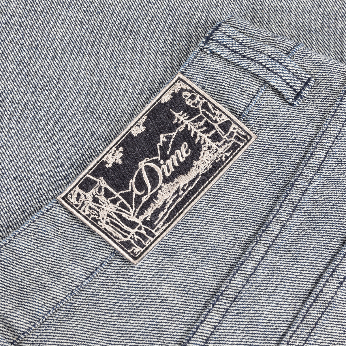Baggy Denim Pants, Reversed Indigo