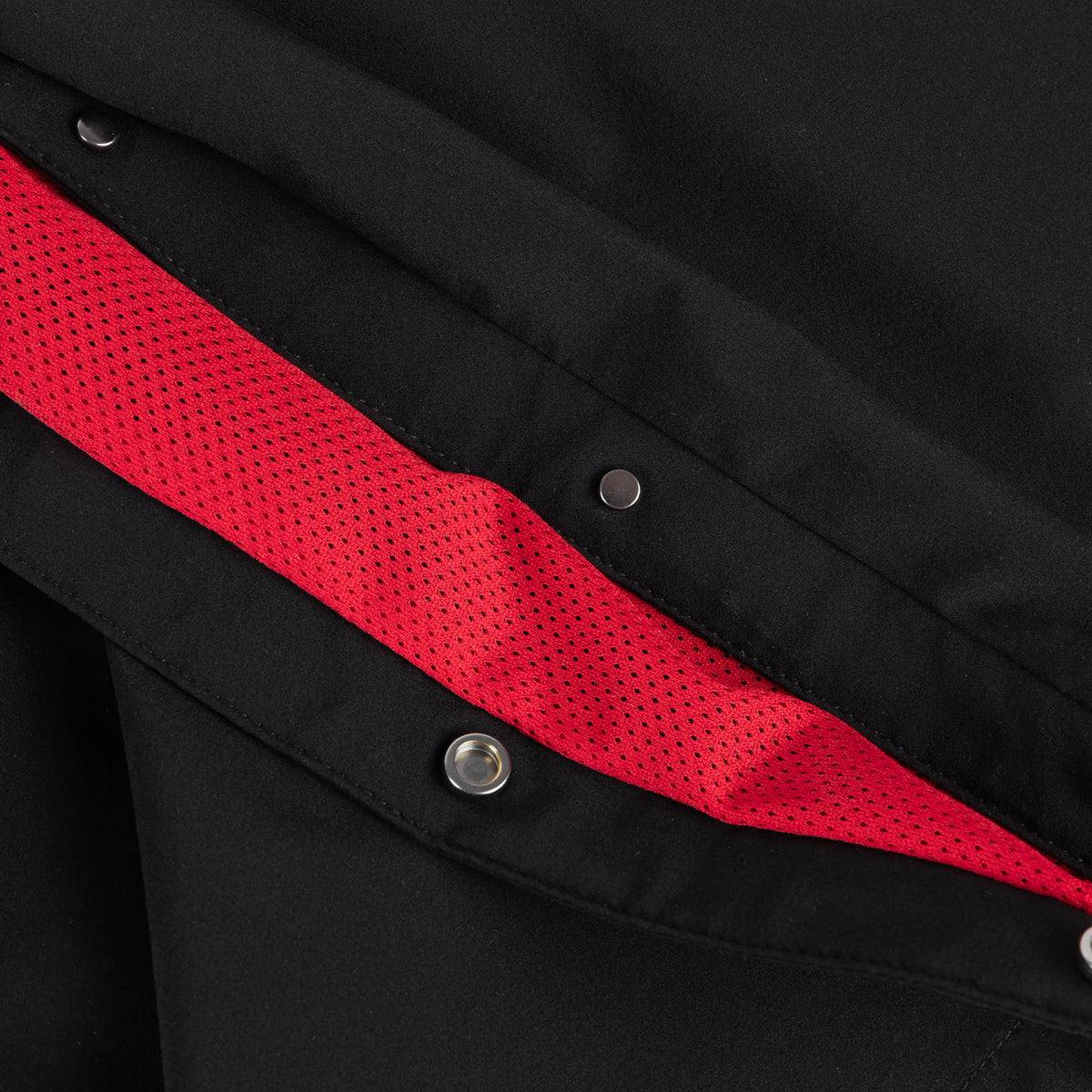 Athletic Snap Pants, Black/Red