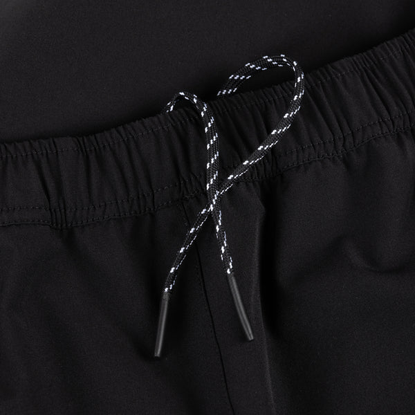 Dime Athletic Snap Pants, Black/Red
