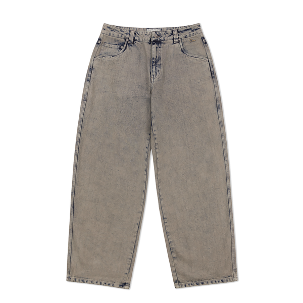 Dime Baggy Denim Pants, Overdyed Taupe