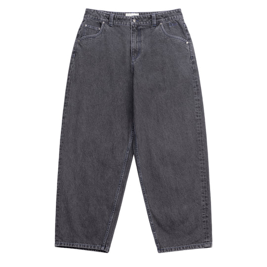 Classic Baggy Denim Pants, Faded Black